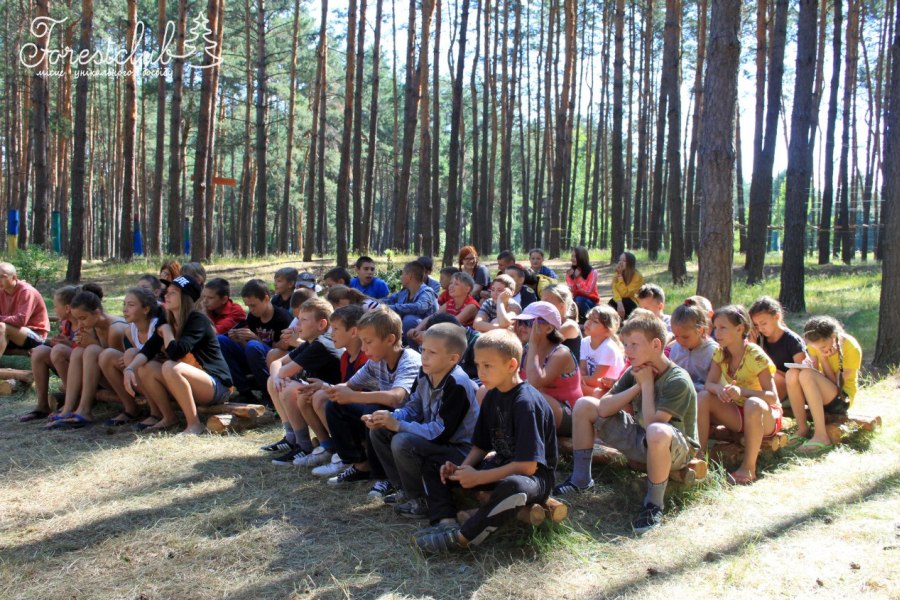 Детский лагерь Форестклаб, палаточный лагерь под Киевом